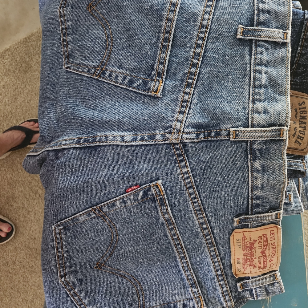 Levi's Classic Blue Men's Straight Jeans